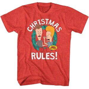 Beavis And Butthead Christmas Rules T Shirt 92